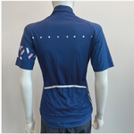 Maillot SUPER ELITE FIT- bleu avec motifs
