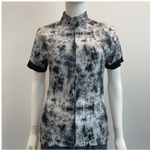 Maillot ELITE FIT FEMME - TIE DYE BANDE NOIR