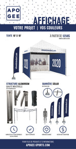 Affichage Tentes freeshipping - ApogeeSports