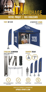 Affichage Tentes freeshipping - ApogeeSports