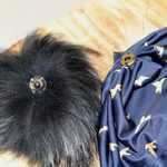 Ski de fond - Pompon de fourrure véritable