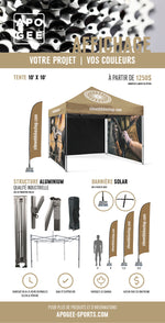 Affichage Tentes freeshipping - ApogeeSports
