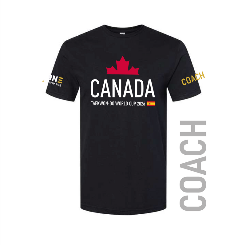 ROAD TO SPAIN 2026 - PAR ZONE PERFORMANCE - T-shirt manches courtes 100% polyester COACH