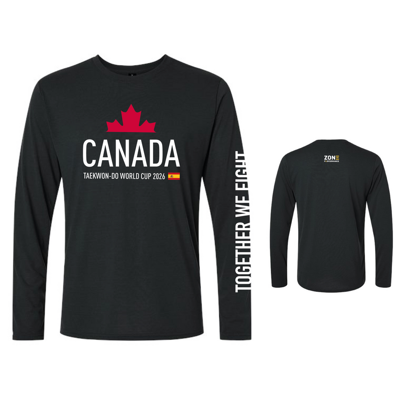 ROAD TO SPAIN 2026 - PAR ZONE PERFORMANCE - T-shirt manches longues 100% polyester