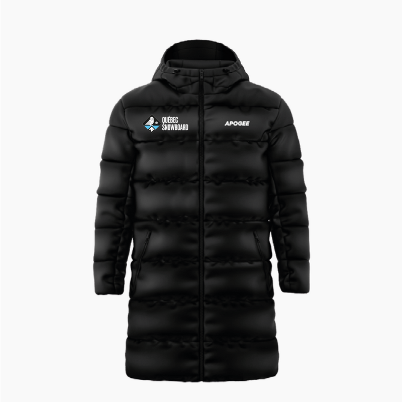 Apex manteau long doublé duvet