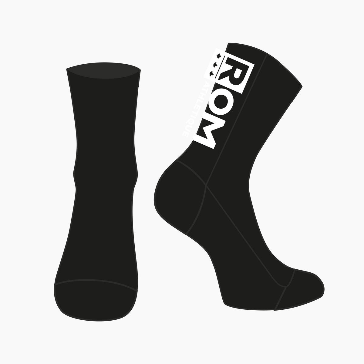 ROM ATHLETIQUE - Bas multisports NOIR