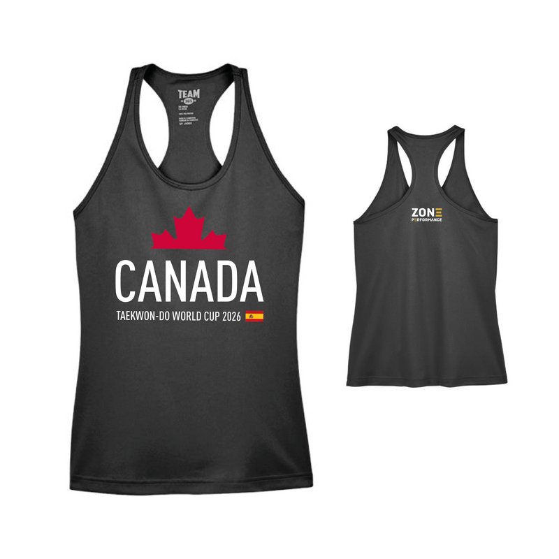 ROAD TO SPAIN 2026 - PAR ZONE PERFORMANCE - camisole femme 100% polyester