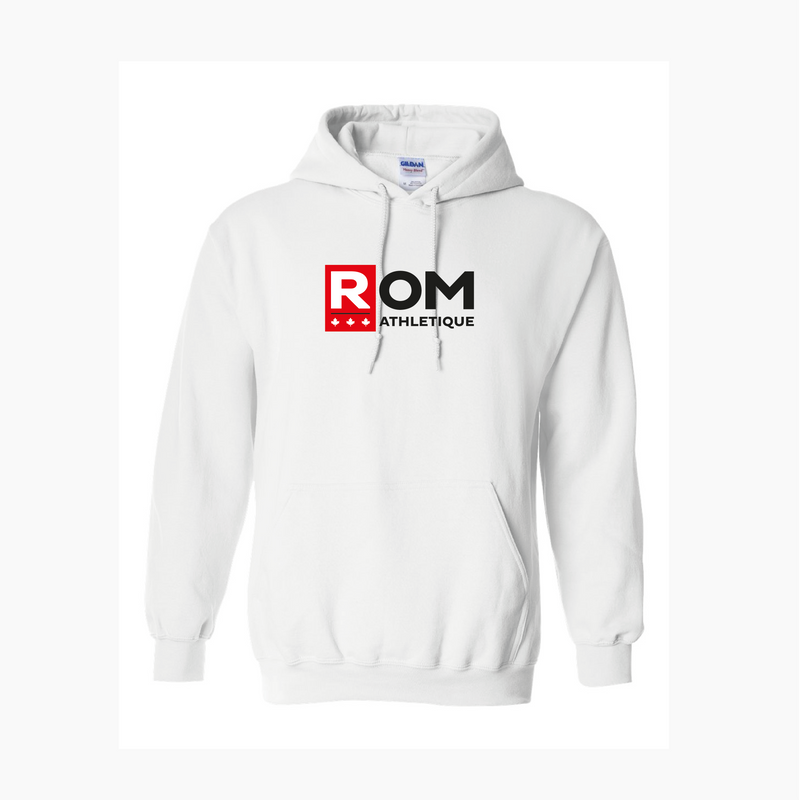 ROM ATHLETIQUE - Hoodie kangourou BLANC