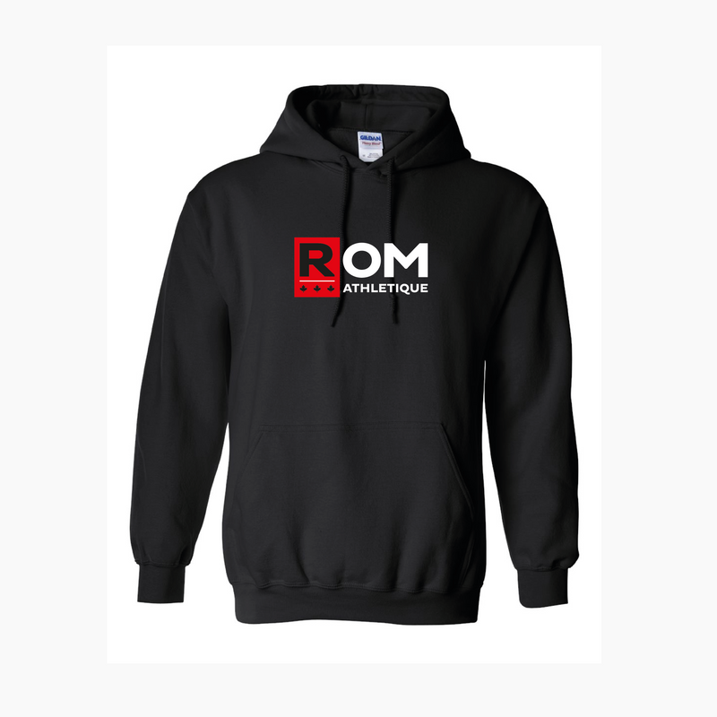 ROM ATHLETIQUE - Hoodie kangourou NOIR