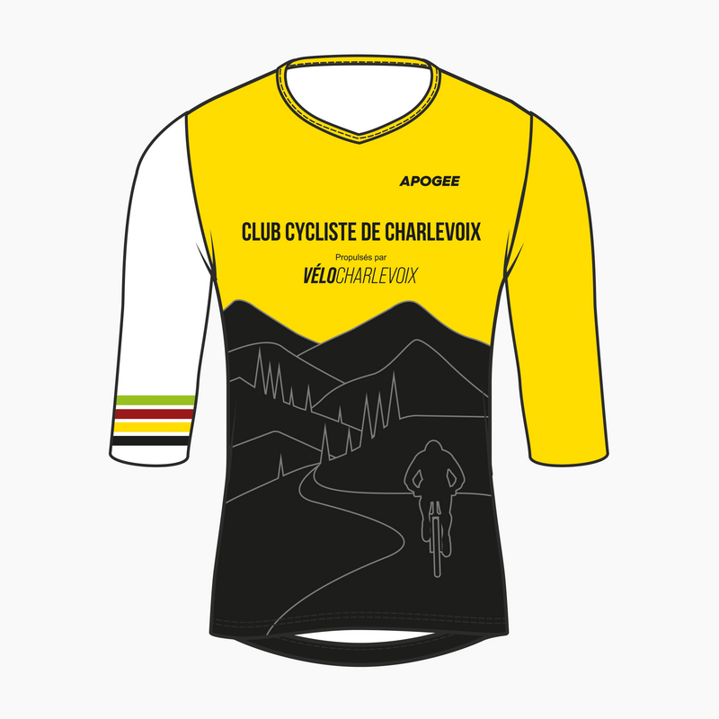 Club Cycliste Charlevoix - T-shirt manches aux coudes