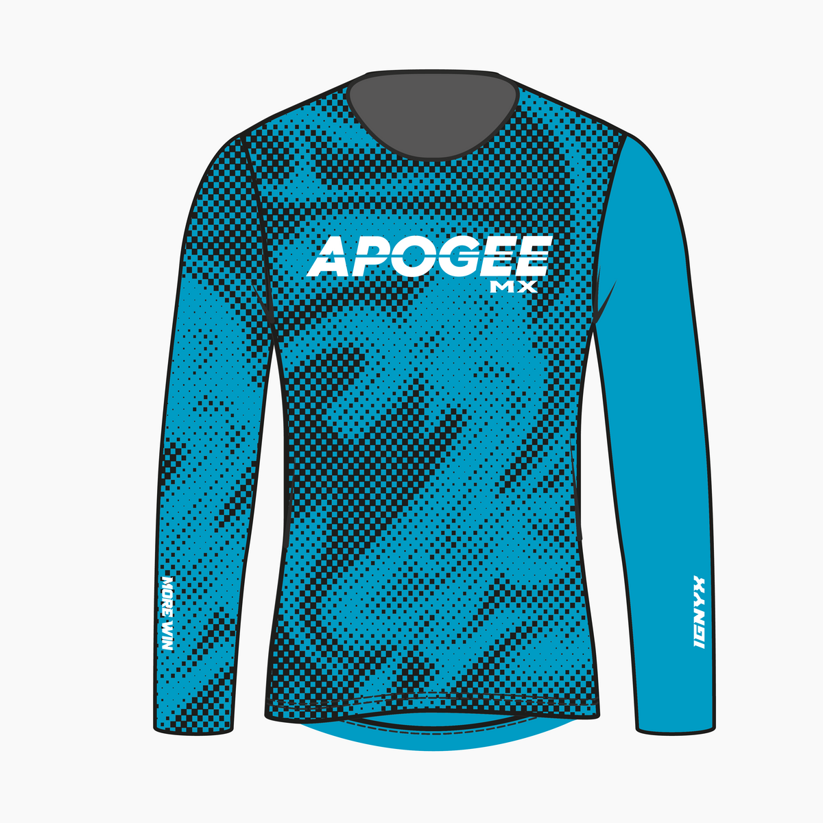 MOTOCROSS IGNYX - WAVE - Maillot manches longues - BLEU