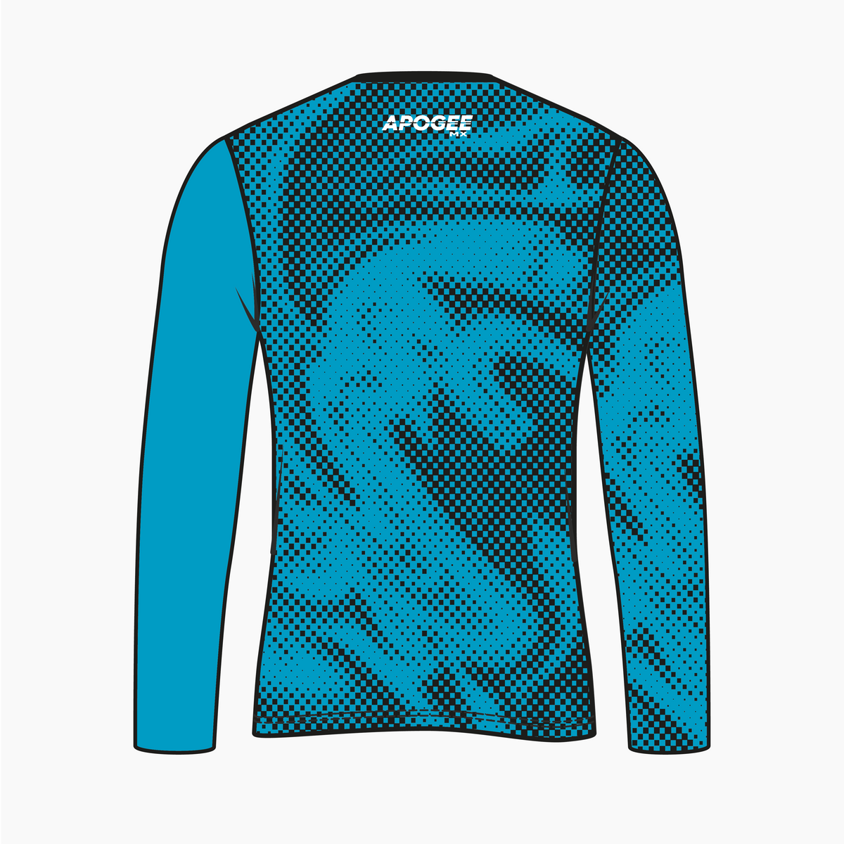 MOTOCROSS IGNYX - WAVE - Maillot manches longues - BLEU