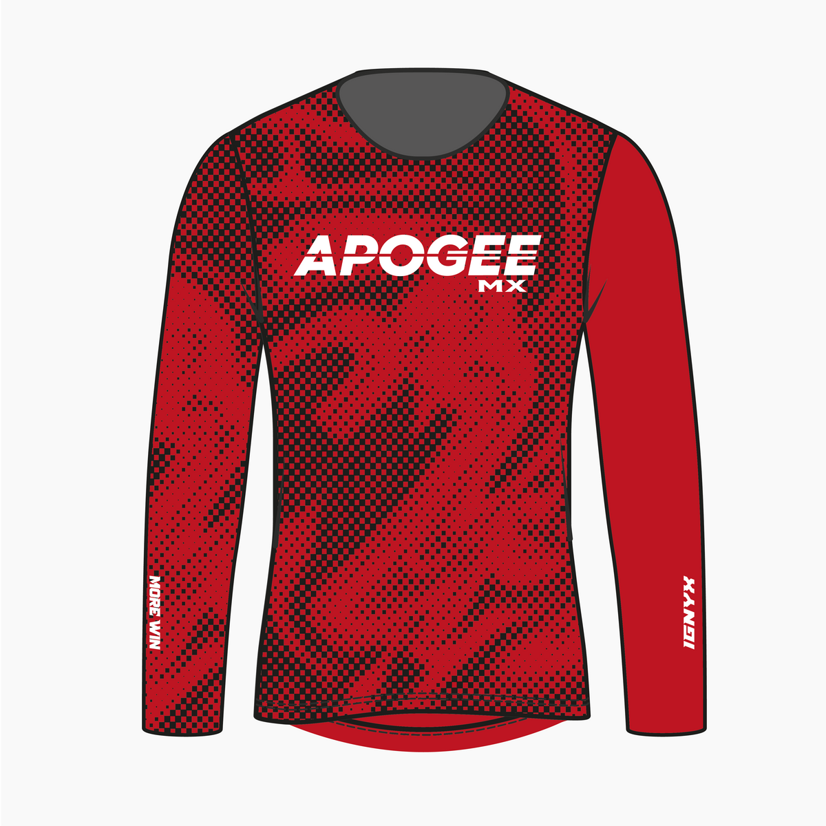 MOTOCROSS IGNYX - WAVE - Maillot manches longues - ROUGE