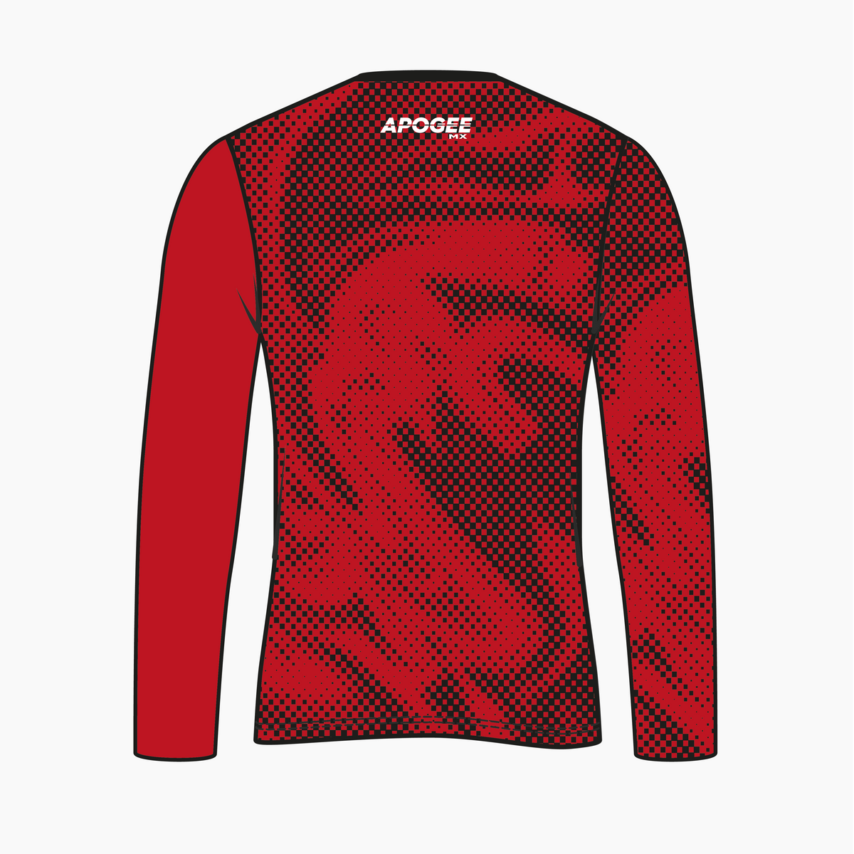 MOTOCROSS IGNYX - WAVE - Maillot manches longues - ROUGE