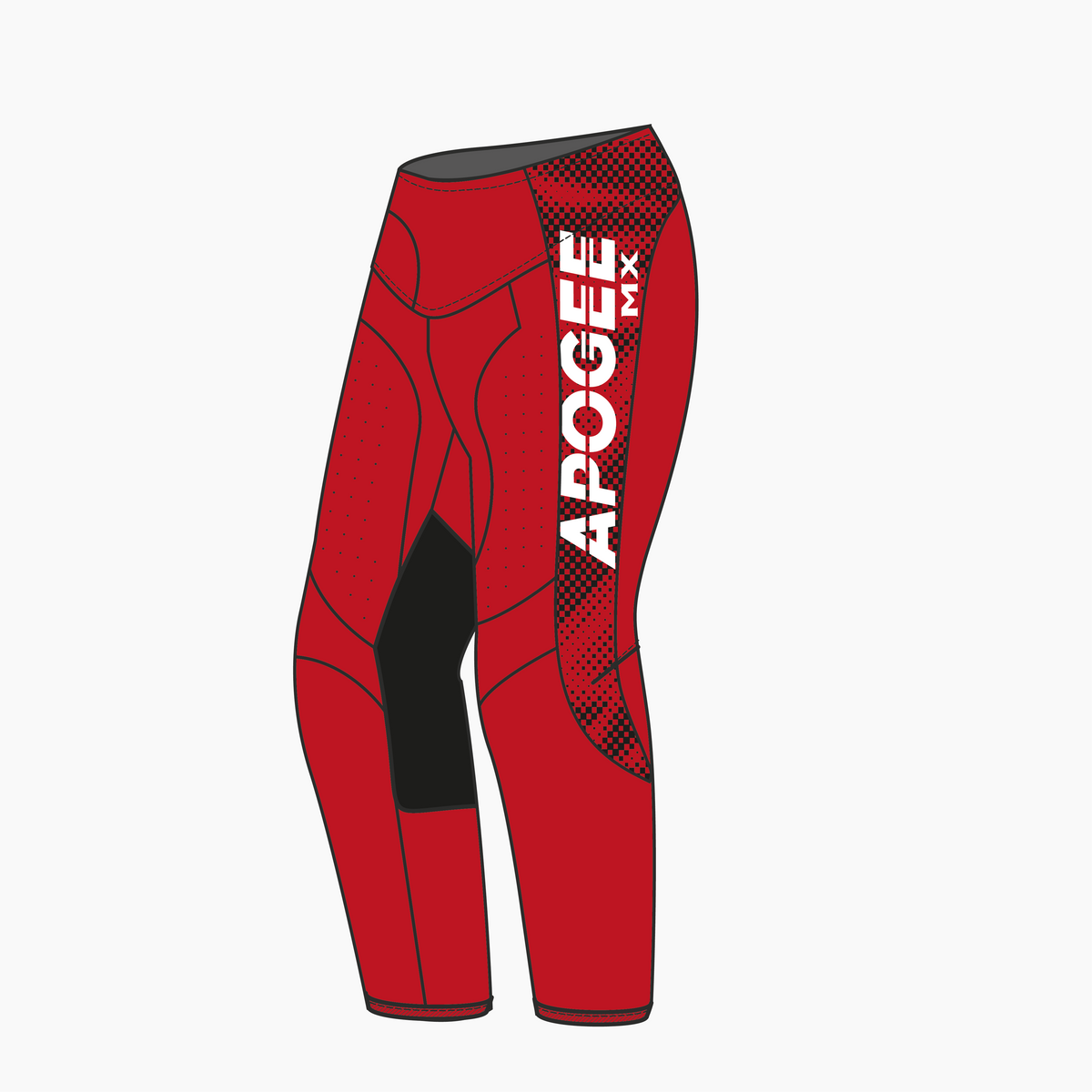 MOTOCROSS IGNYX - WAVE - Pantalon motocross - ROUGE