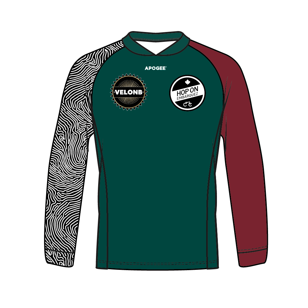 VELONB - Enduro shirt long sleeve HOP ON