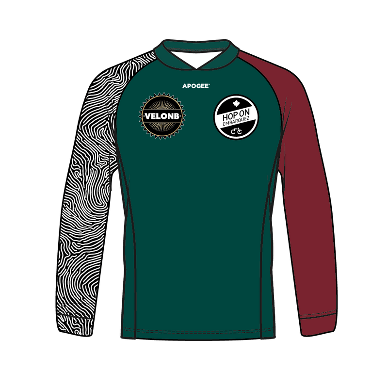 VELONB - Enduro shirt long sleeve HOP ON