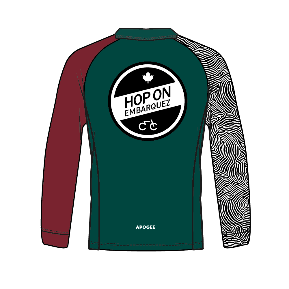 VELONB - Enduro shirt long sleeve HOP ON