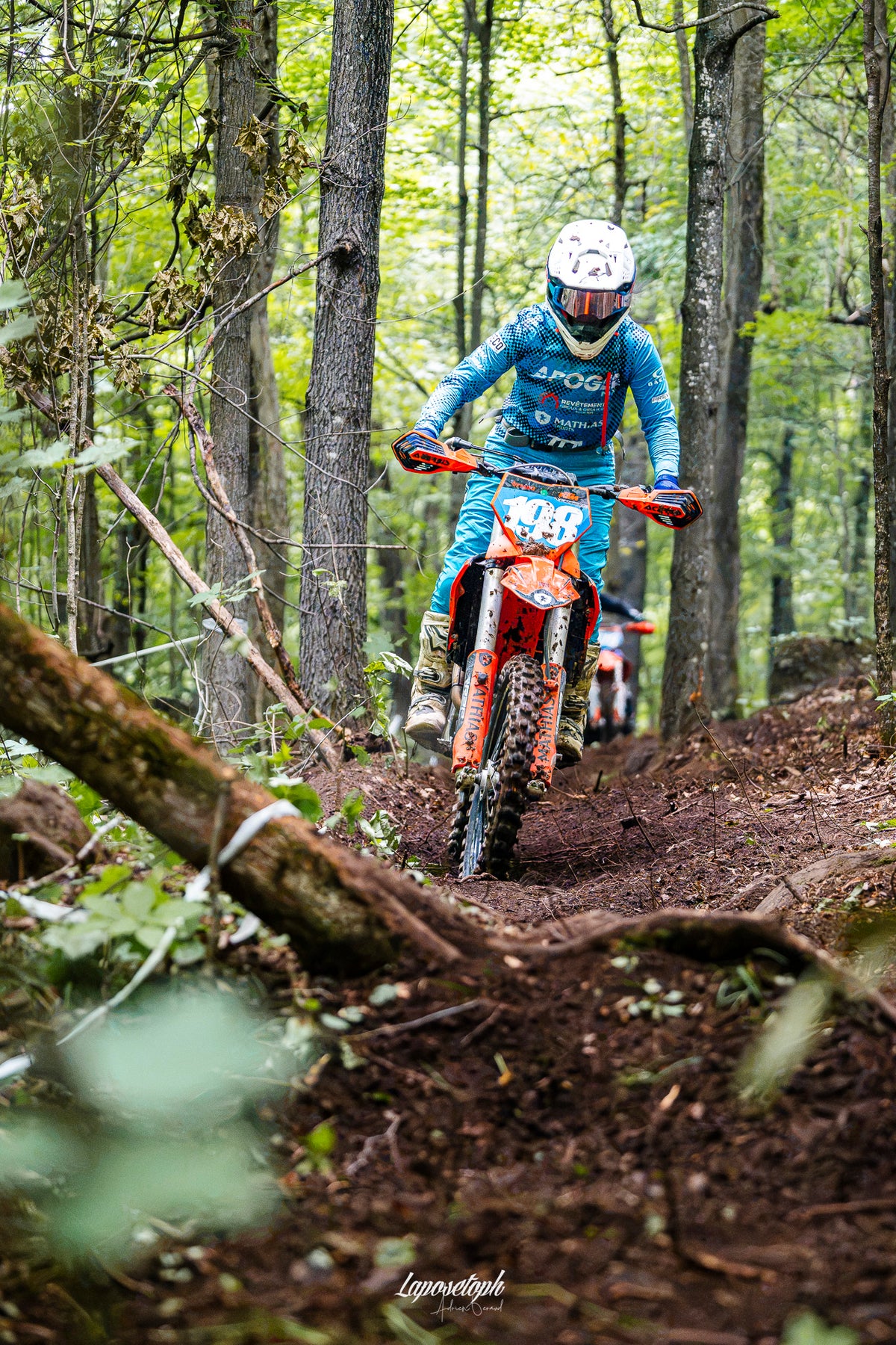 MOTOCROSS IGNYX - WAVE - Maillot manches longues - BLEU