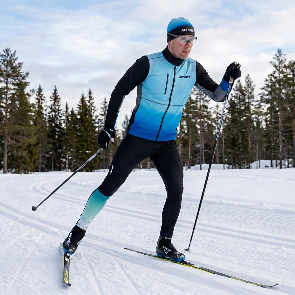 Veste de survêtement Ski de fond | Club fit