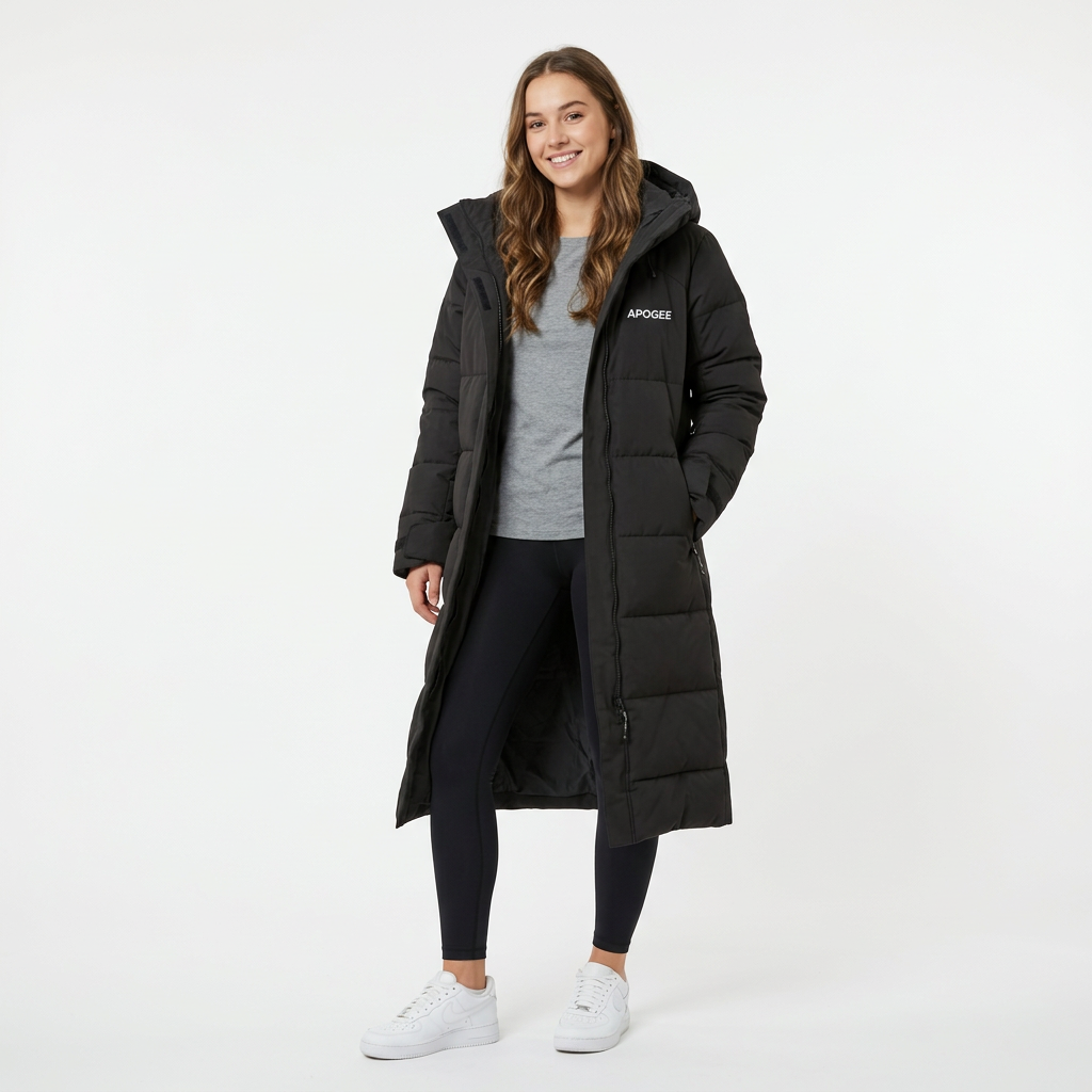 Apex manteau long doublé duvet